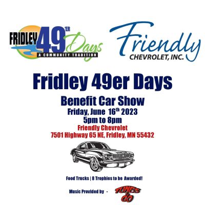 Fridley 49er Days Benefit Car Show