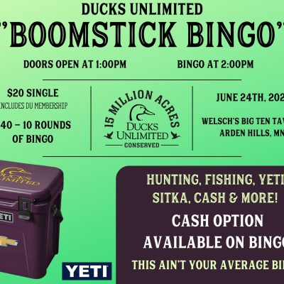 "Boomstick BINGO" at Welsch's Big Ten Tavern